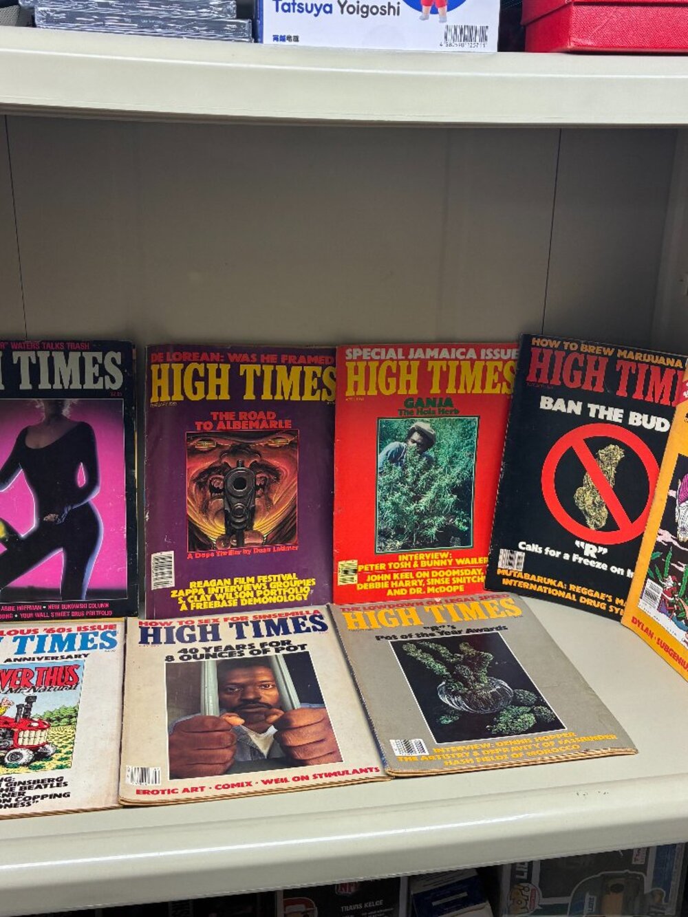 Vintage High Times Magazine Lot of (8) 1983 Retro Cannabis Counterculture Issues